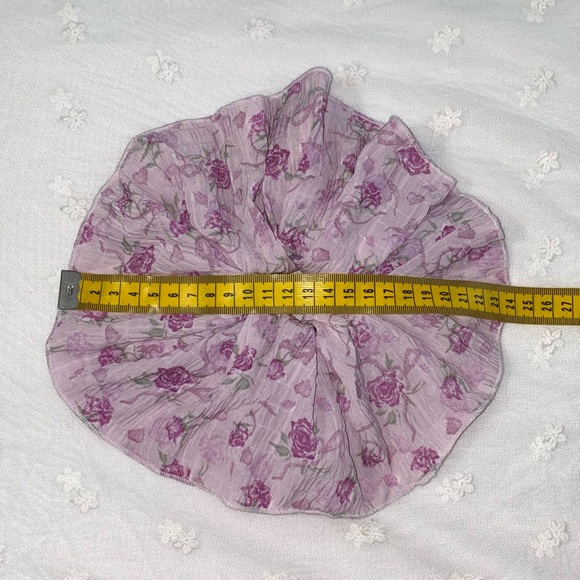 Add in bundle for total $15！ Handmade Unique Hair Rose Floral Pattern L size - Picture 3 of 4